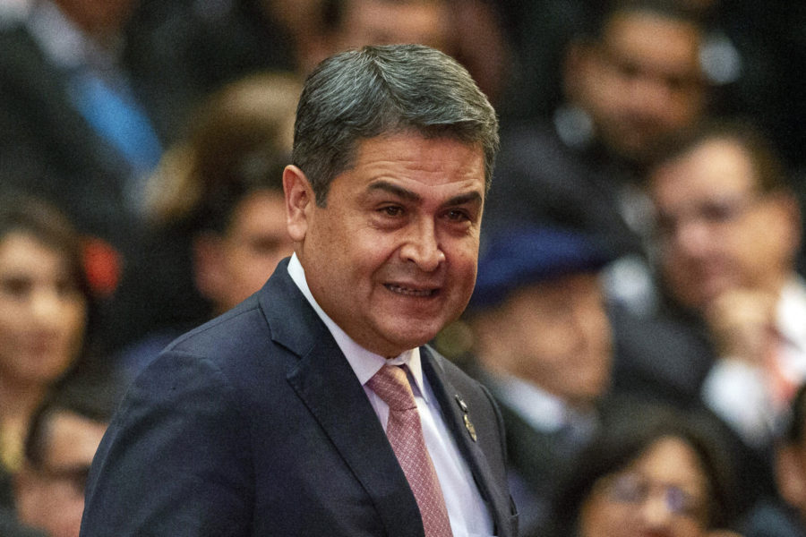 Honduras president Juan Orlando Hernández.