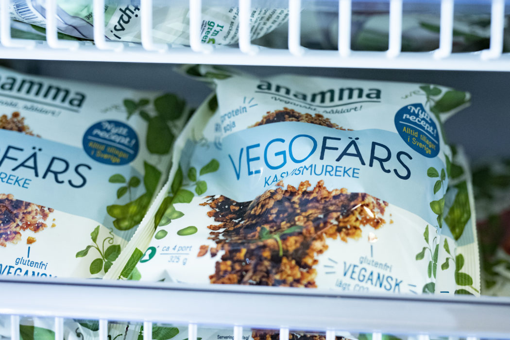 Försäljningen av vegetarisk mat ökade stort under 2020.