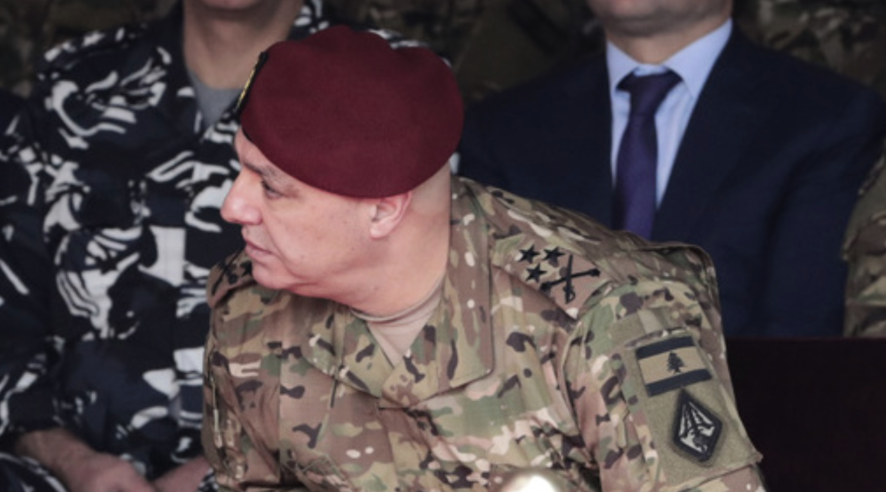 Libanons arméchef, general Joseph Aoun.