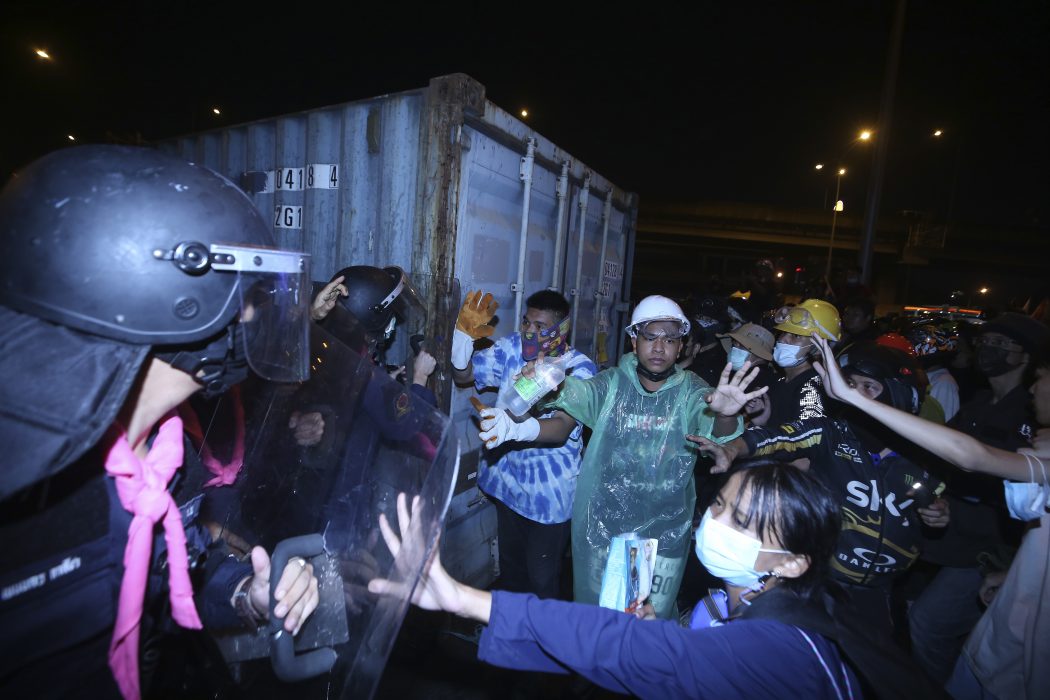 Demonstrationerna fortsätter i Thailand.