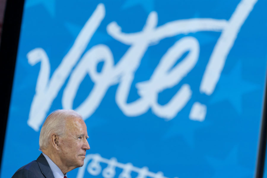 USA:s president Joe Biden vill göra det lättare att rösta.