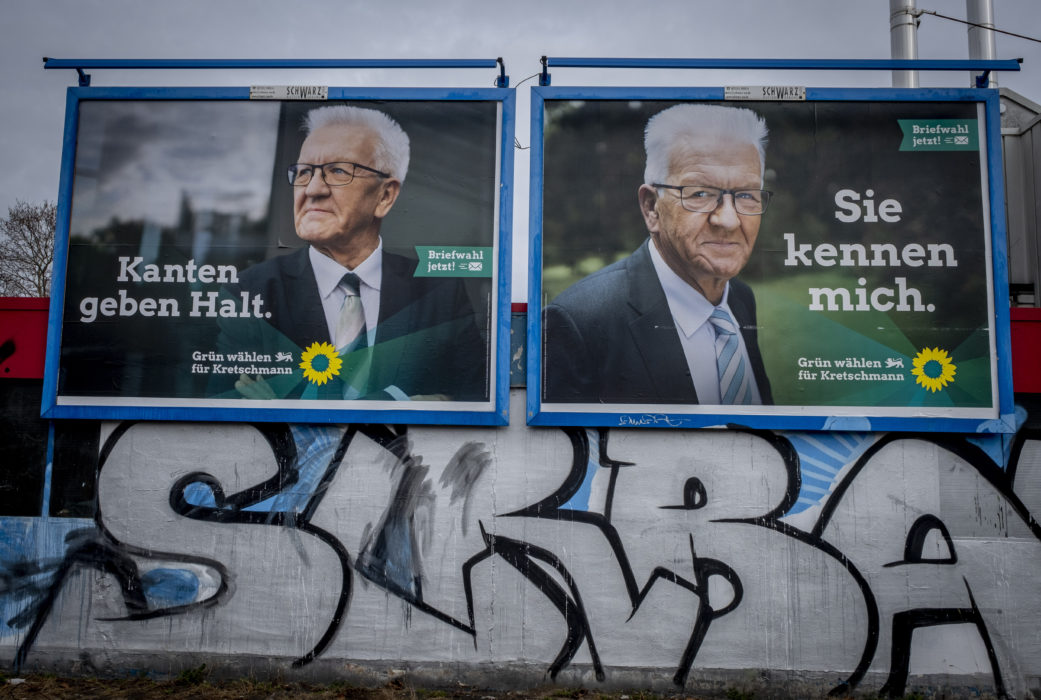 Valaffischer i Mannheim i Baden-Württemberg.