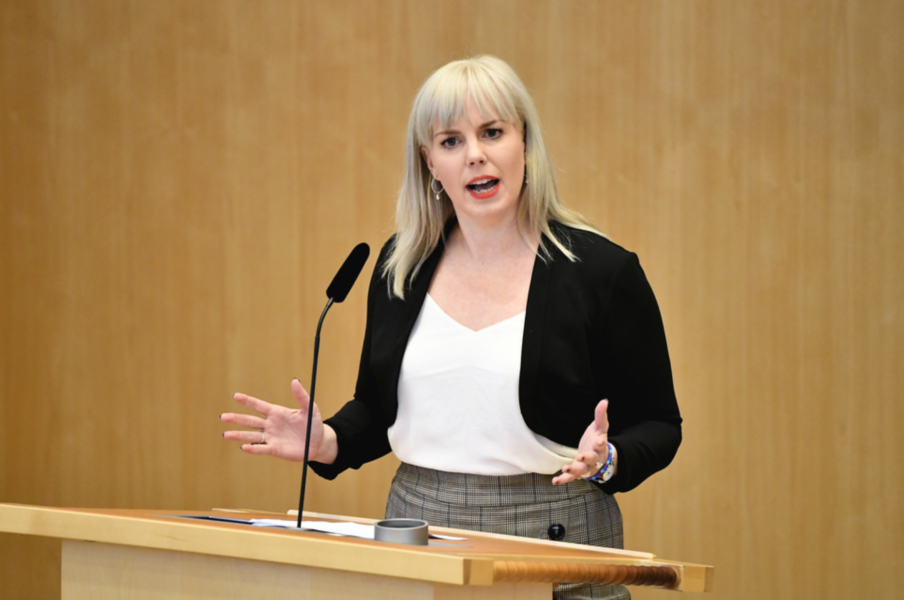 Linda Westerlund Snecker (V), rättspolitisk talesperson.