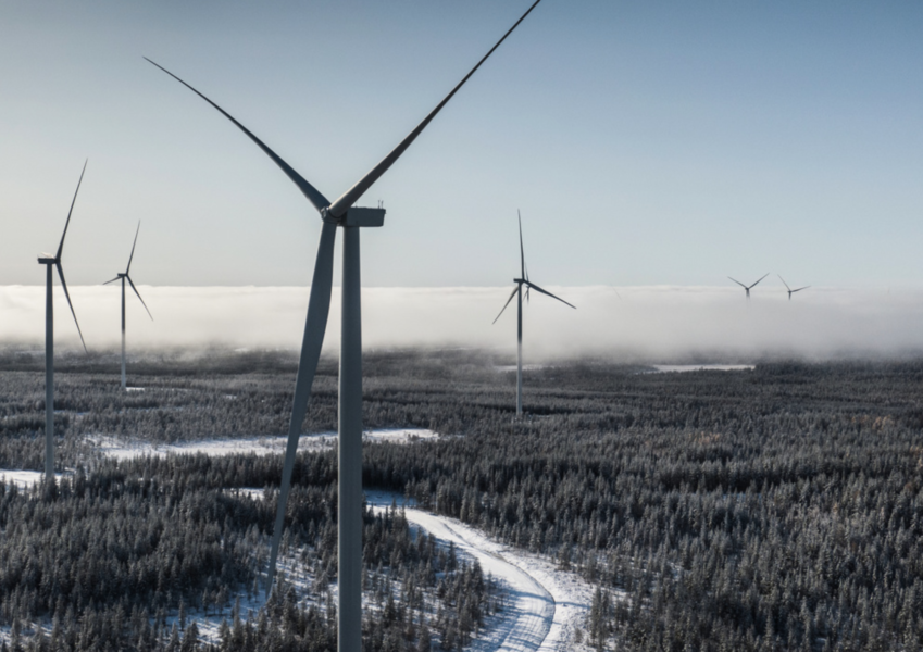  Piteå kommun har störst installerad effekt från vindkraft i landet.
