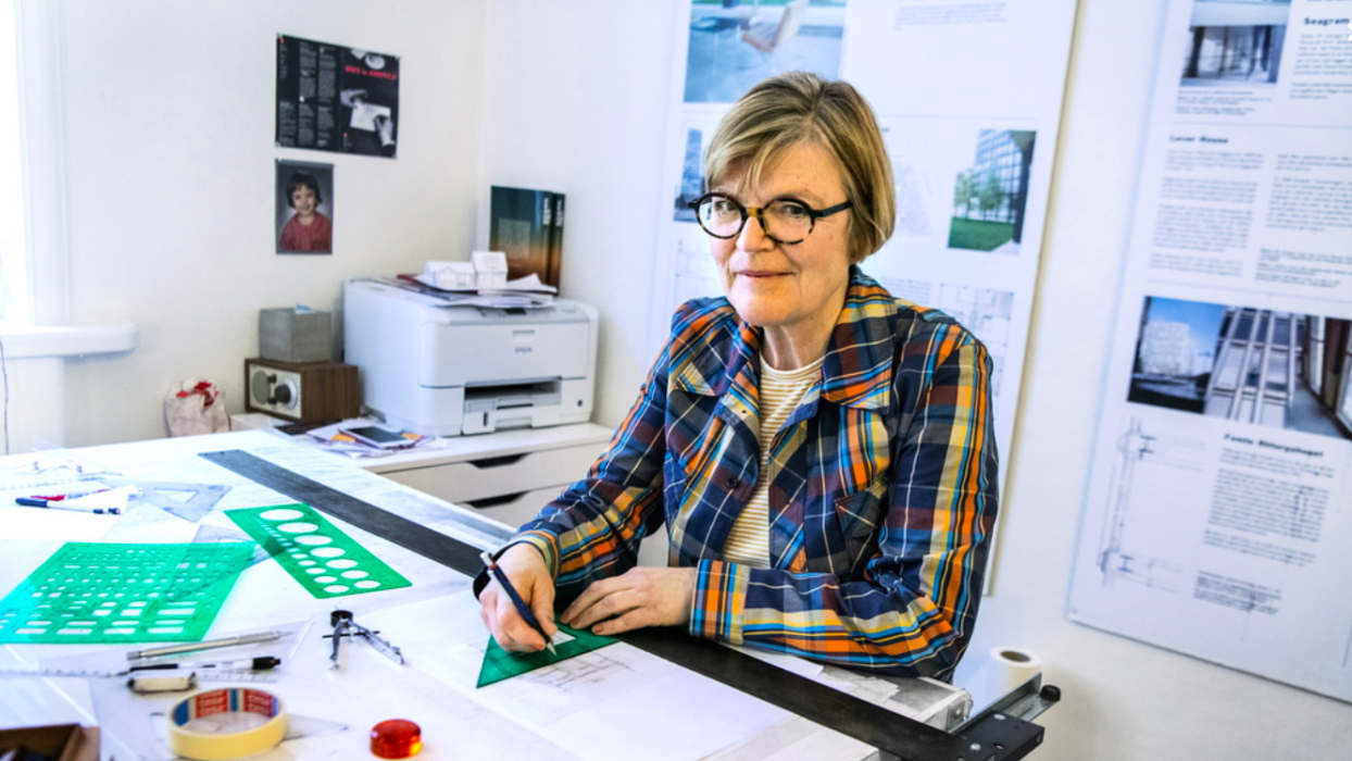Bäst tycker arkitekten Lotta Lander att det blir om hon får vara med även under byggprojektets gång.