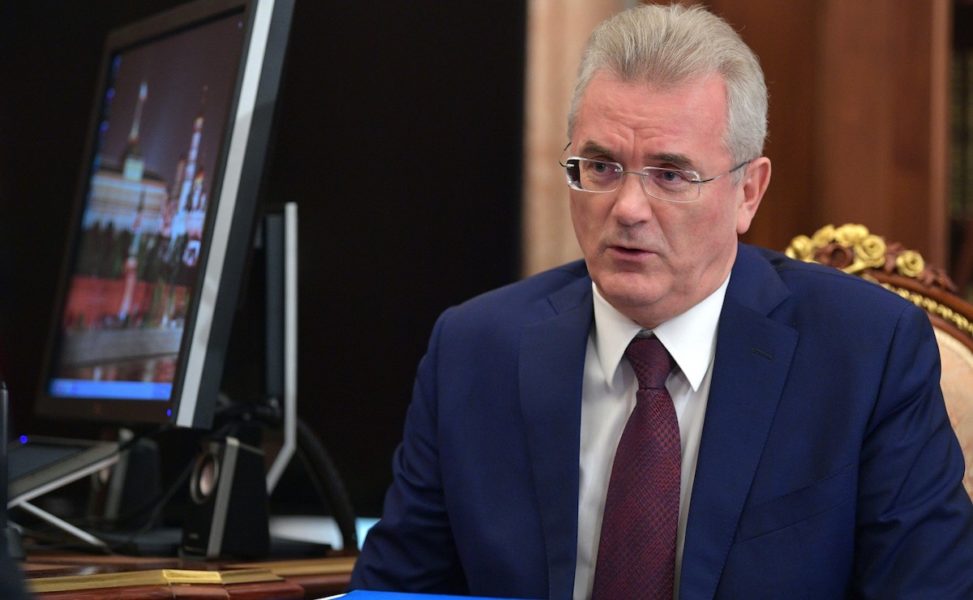 Ivan Belozertsev, tidigare guvernör i Penza län i Ryssland, har gripits misstänkt för att ha tagit emot mutor från ett läkemedelsföretag.