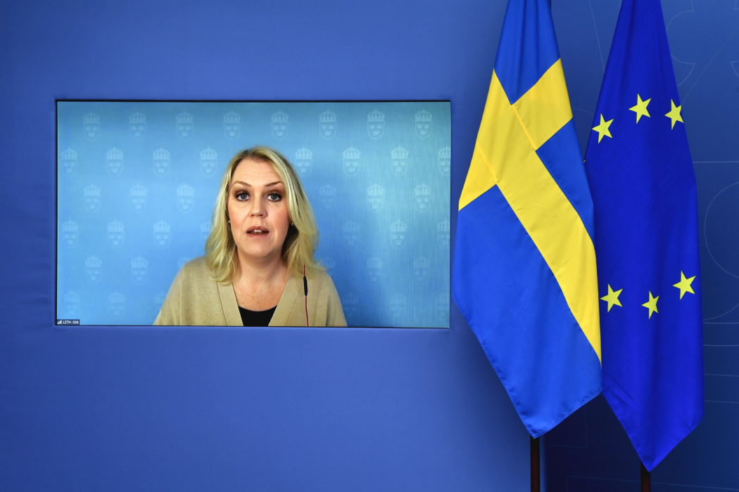 Socialminister Lena Hallengren (S).