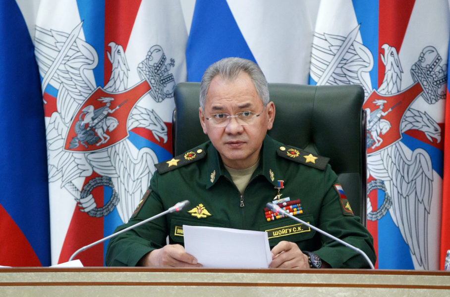 Rysslands försvarsminister Sergej Sjojgu.
