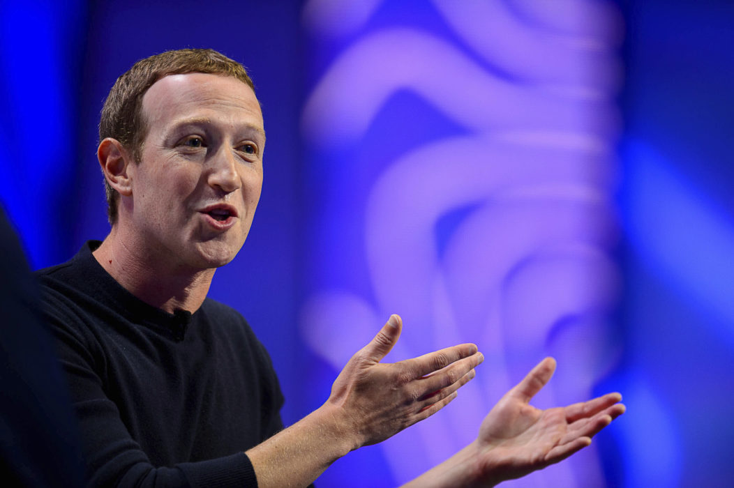 Facebooks vd Mark Zuckeberg.