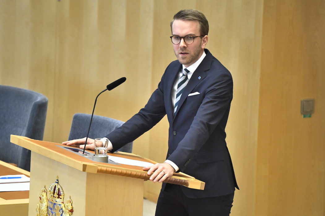 Kristdemokraternas gruppledare Andreas Carlson.