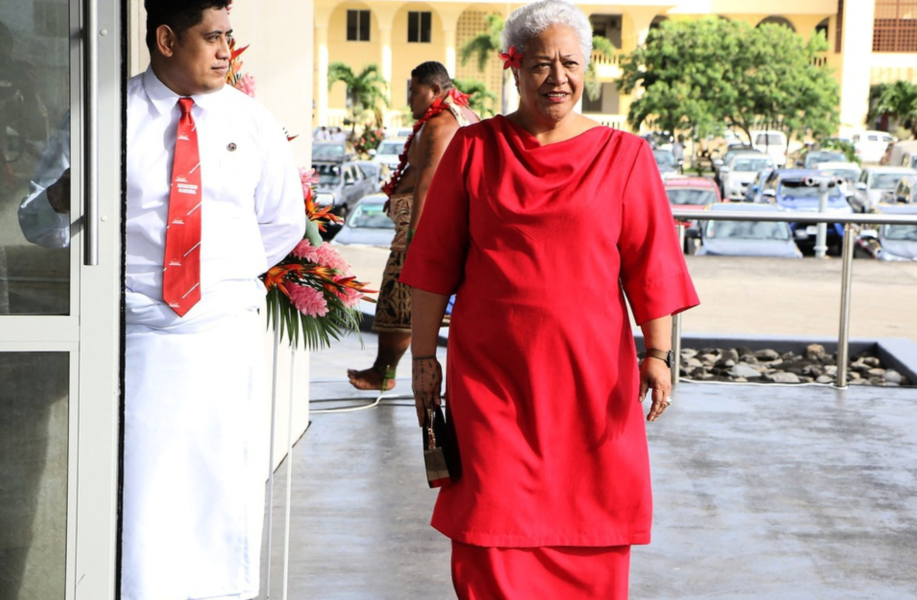 Fiame Naomi Mata'afa, som är vald premiärminister i Samoa.