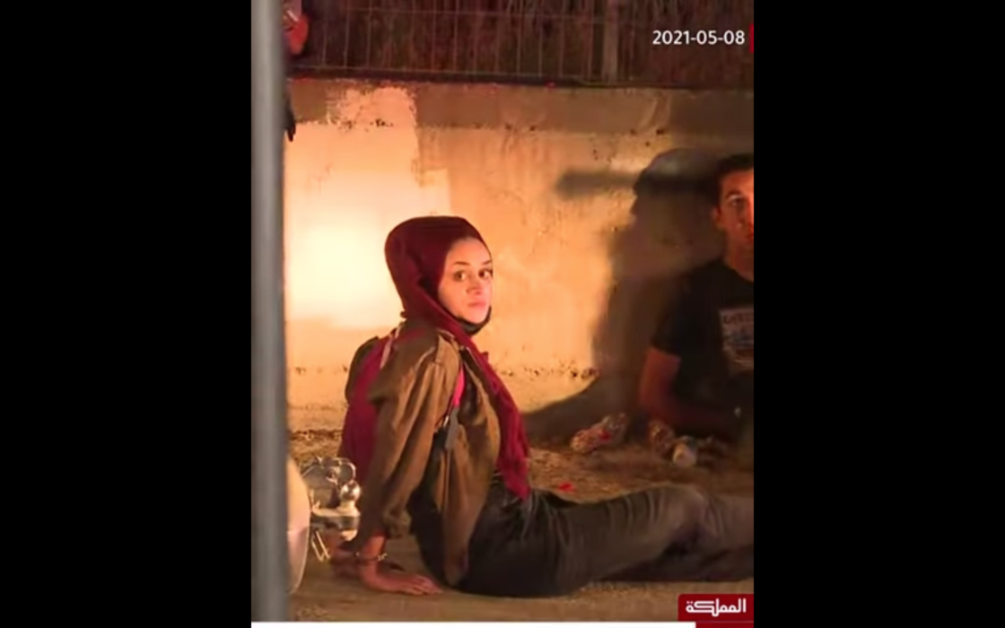 Miriam fängslades och sattes med handklovar efter demonstration mot det planerade vräkningarna i östra Jerusalem.
