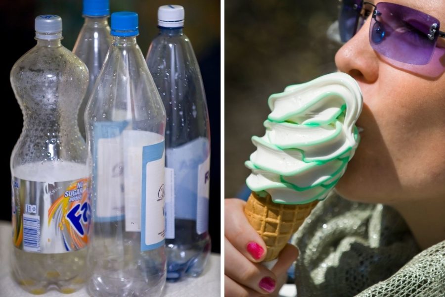 PET-flaskor kan återvinnas för att användas i livsmedel som exempelvis vaniljglass, visar en ny studie från universitetet i Edinburgh.