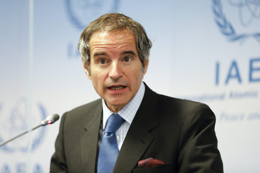IAEA:s chef Rafael Grossi.