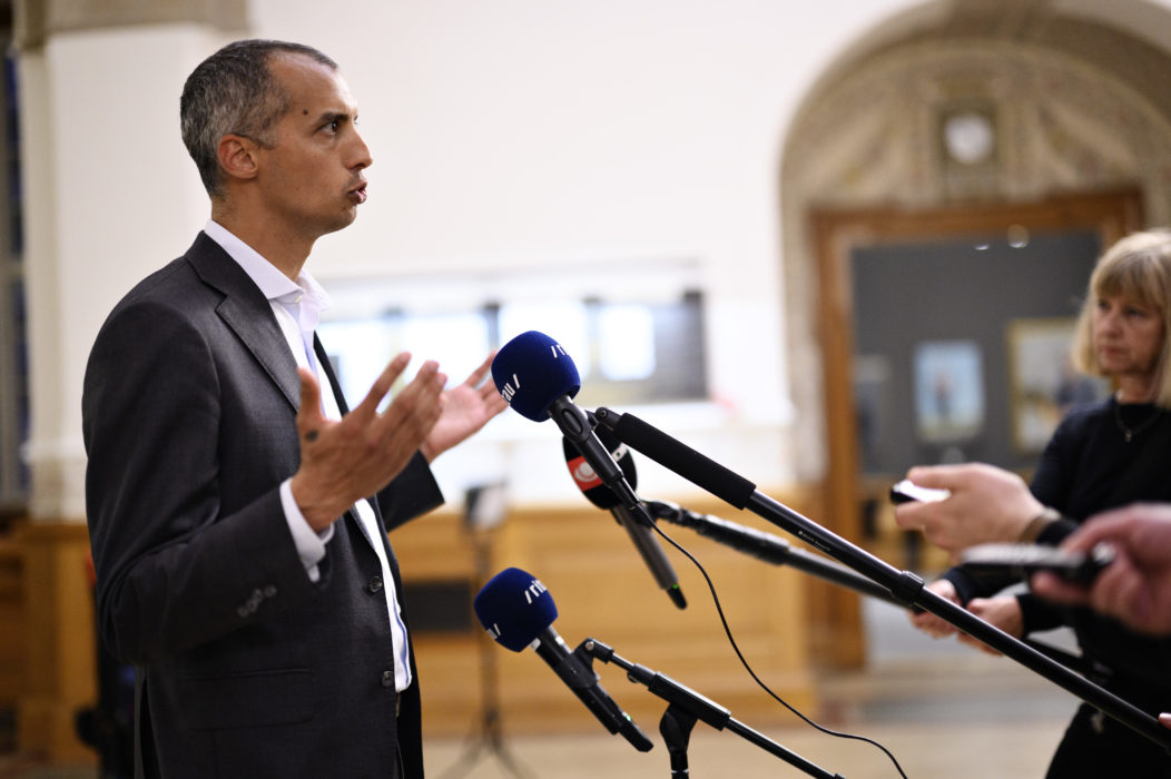 Den danska invandrings- och integrationsministern Mattias Tesfaye (S).