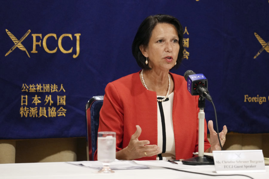 FN:s särskilda sändebud till Myanmar, Christine Schraner Burgener.