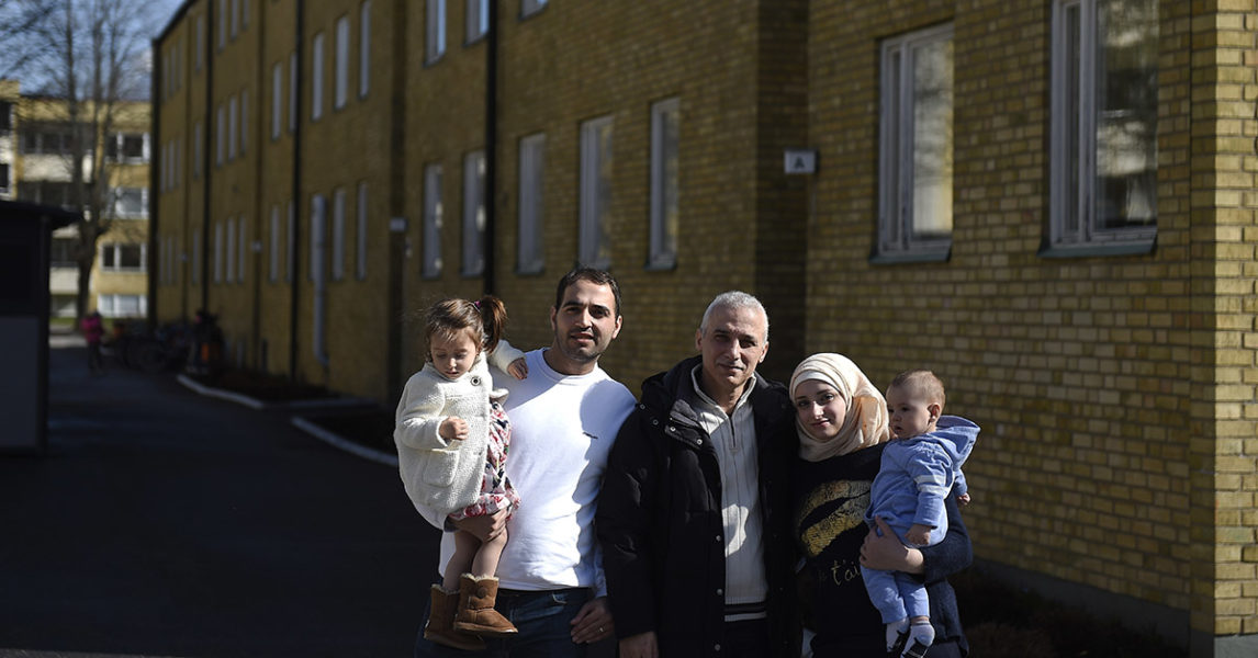 Den här familjen kom från Syrien till Olofström i Blekinge i november 2015, just när allting vände.