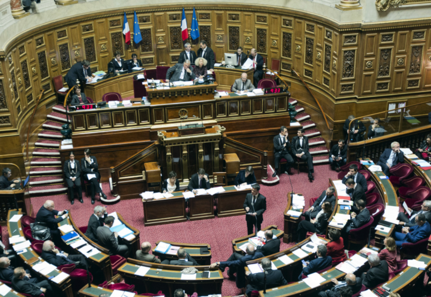 Den franska senaten har röstat nej till en folkomröstning om en ändring av konstitutionen.