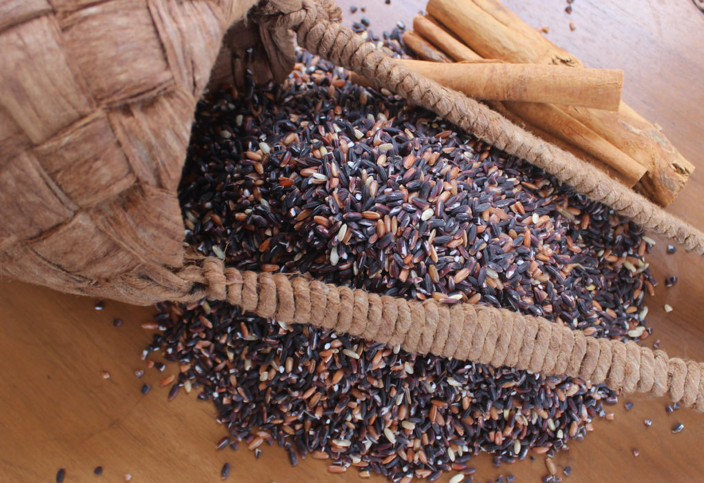 Det svarta traditionella riset från Assam är rikt på protein, järn, fibrer och antioxidanter