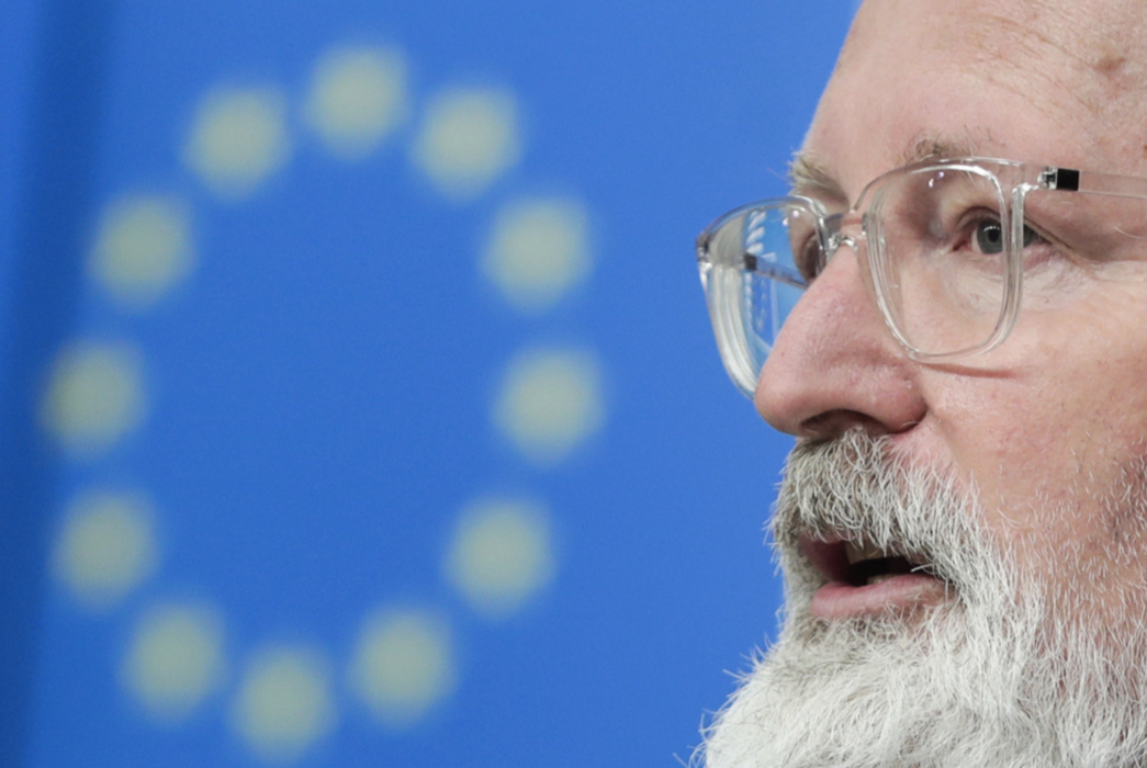 EU:s klimatansvarige exekutive viceordförande Frans Timmermans laddar för onsdagens stora paket med nya klimatåtgärder.