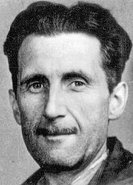 George Orwells presskortsfoto.