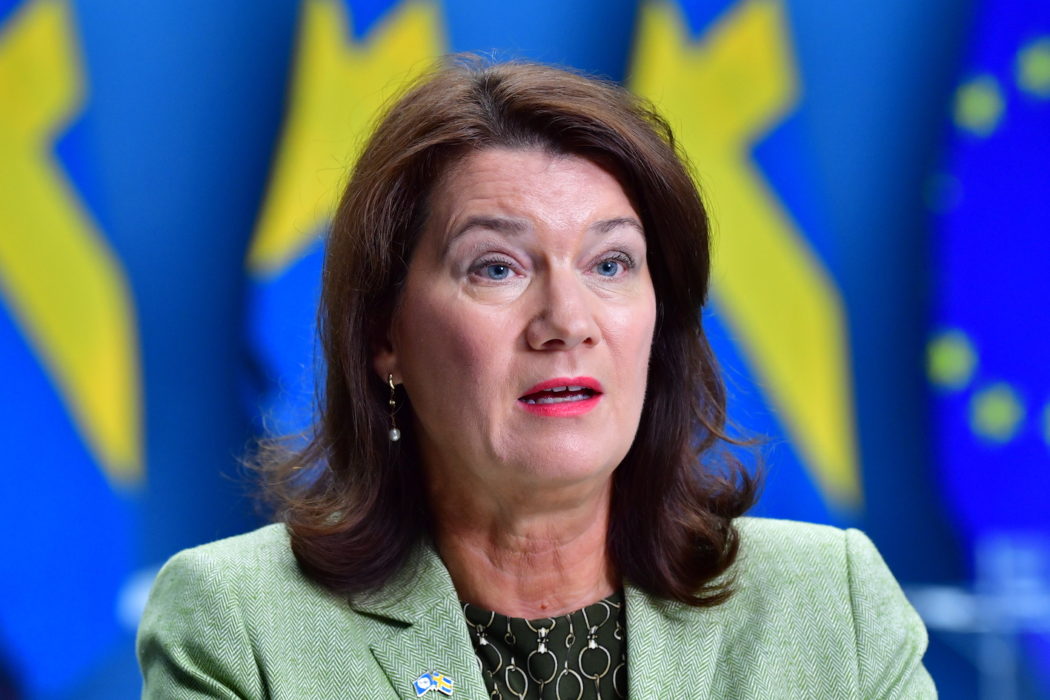 Utrikesminister Ann Linde (S).