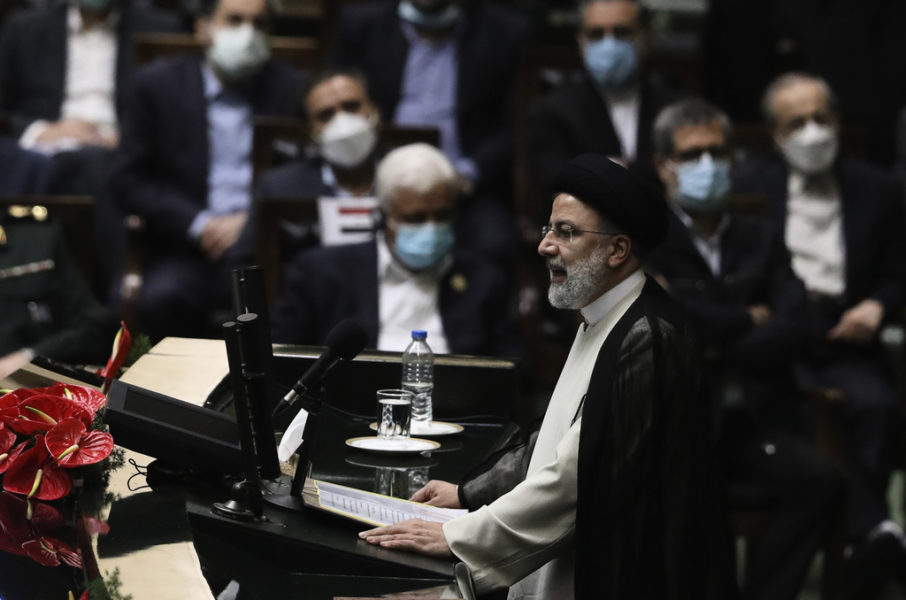 President Ebrahim Raisi var protogé till Ayatollah Khomeini och svors in som president 5 augusti.
