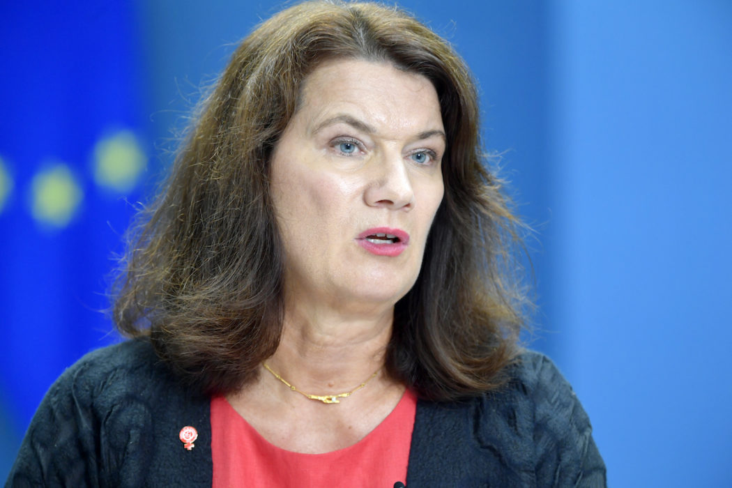 Utrikesminister Ann Linde (S).