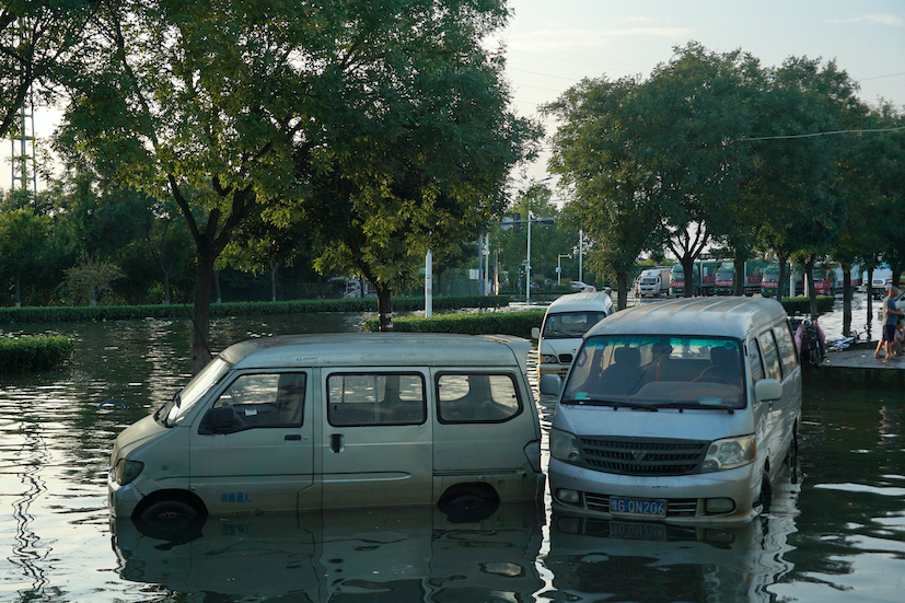 Delar av Kina har drabbats av svåra översvämningar.