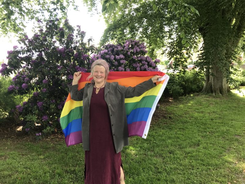 Eva Märta Granqvist har dömts för dagsböter för att inte ha sökt tillstånd för en pridemanifestation i Höör.