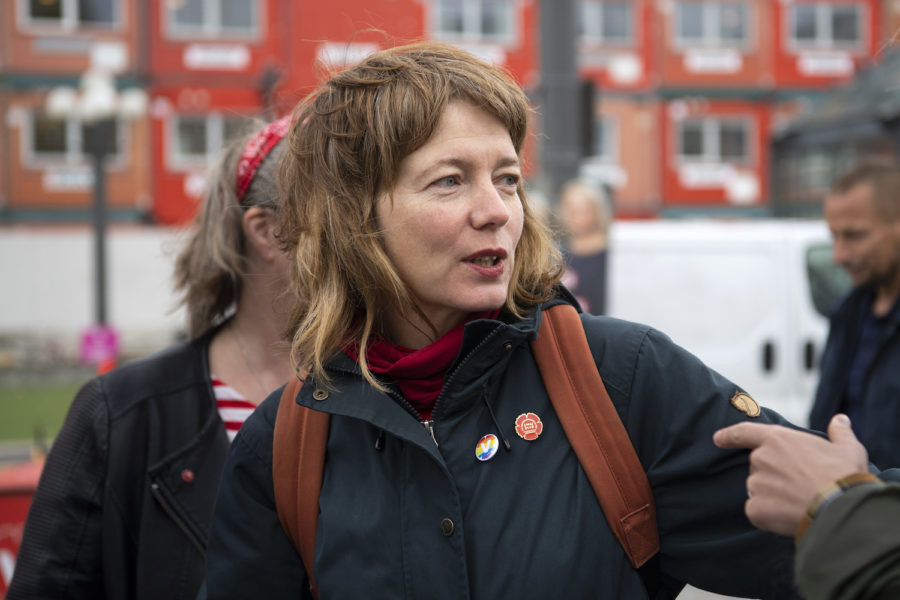 Malin Björk (V) hoppas att de svenska EU-parlamentarikerna från Moderaterna och kKristdemokraterna röstar för ett införande av ett EU-direktiv om könsbaserat våld.