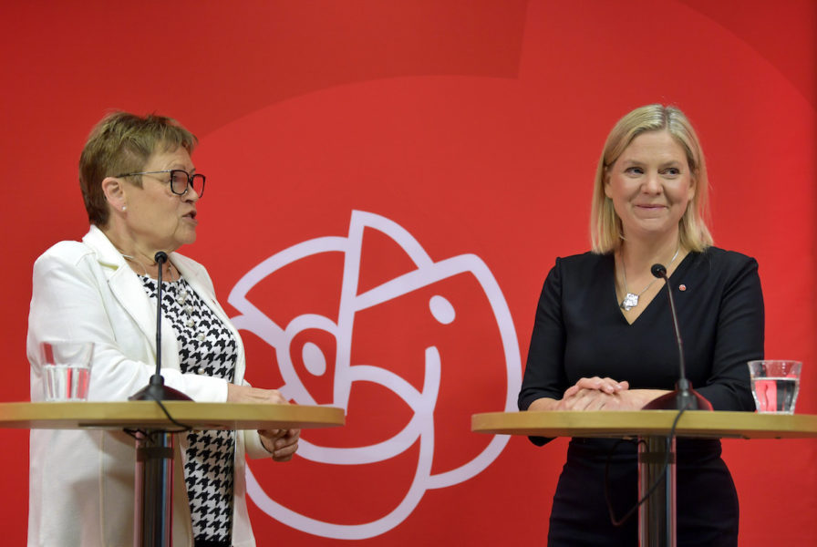 Socialdemokraternas valberedning föreslår finansminister Magdalena Andersson (S) till ny partiledare för Socialdemokraterna.