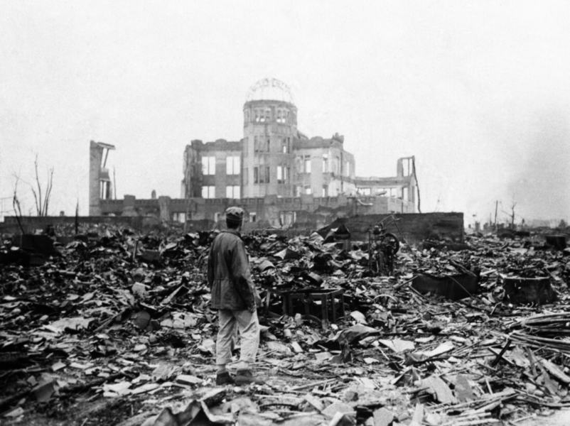 Ödeläggelsen var fruktansvärd efter atombombsattacken mot Hiroshima 1945.
