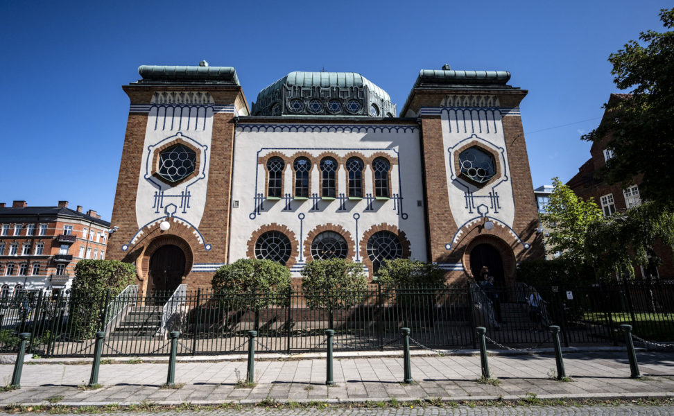Den vackra synagogan i Malmö.