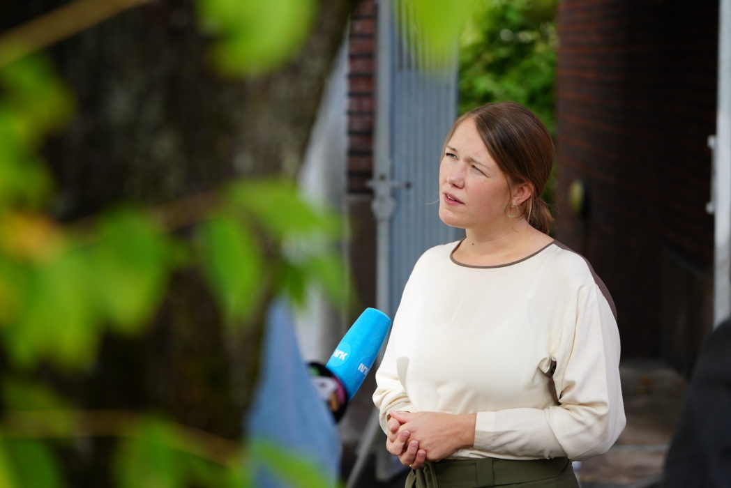 De Grønnes partiledare Une Bastholm hade en tuff valrörelse.