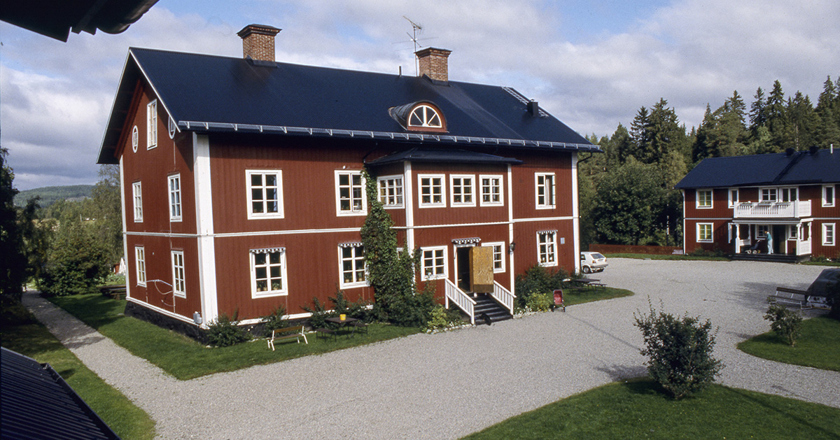 Hasselakollektivet i Franshammar i Hälsingland i augusti 1986.