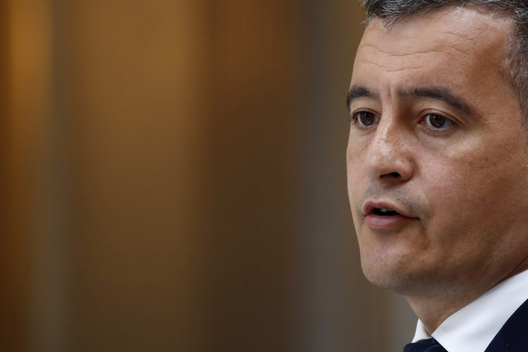 Frankrikes inrikesminister Gérald Darmanin.
