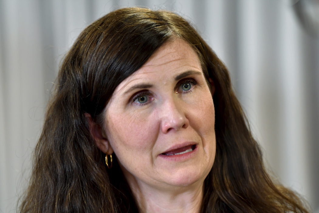 Miljöpartiets språkrör Märta Stenevi.