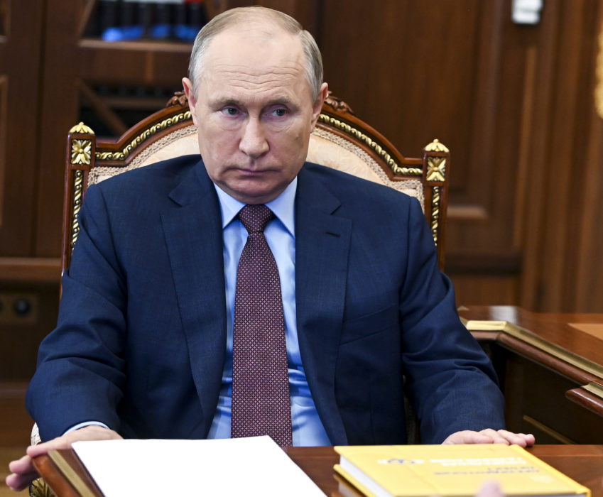 Rysslands president Vladimir Putin.