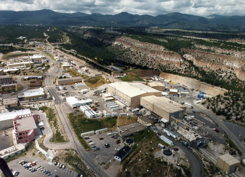 Los Alamos-förläggningen i amerikanska New Mexico, som framställer kärnvapen.