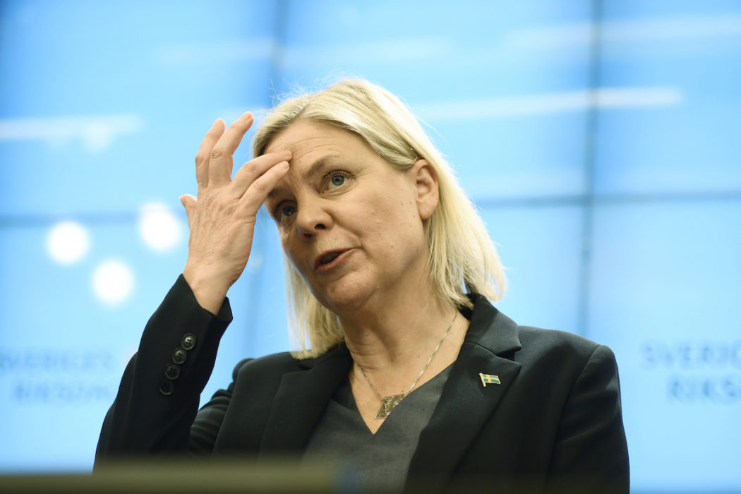 Magdalena Andersson (S) KU-anmäls av SD.