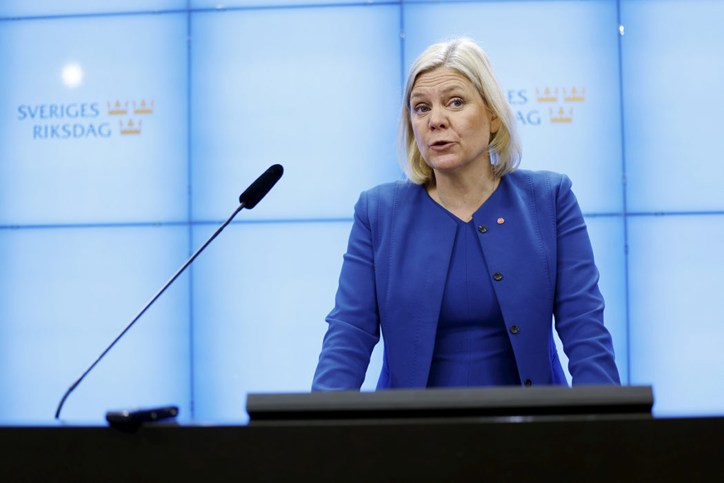 Socialdemokraternas partiledare Magdalena Andersson.