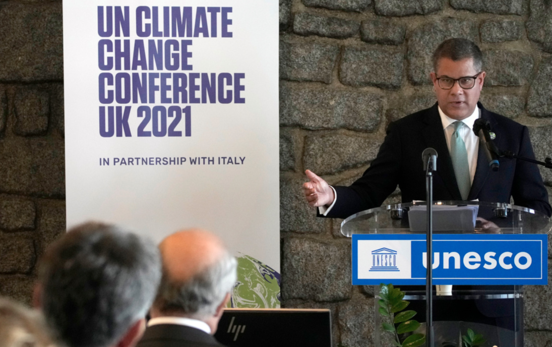 Alok Sharma är chef för COP26.