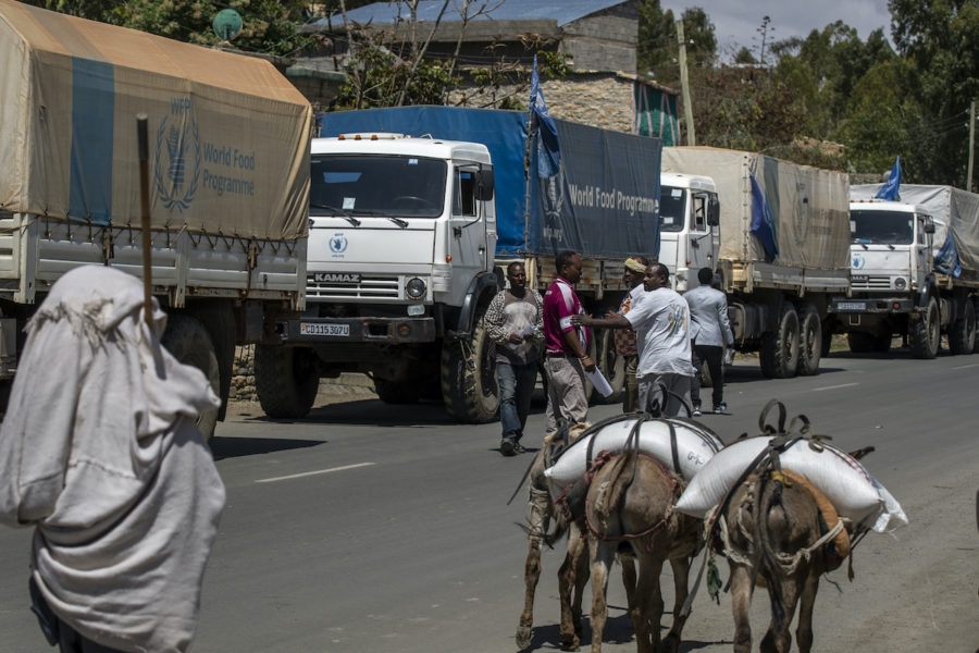 72 FN-chaufförerna har stoppats som skulle leverera mat till Tigray.
