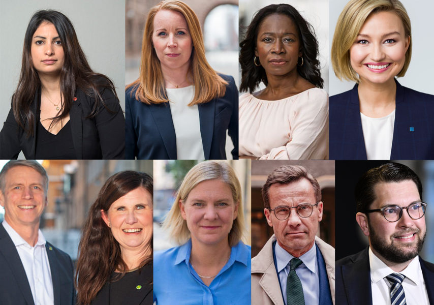  Nu finns det sex kvinnliga partiledare i riksdagen – nytt rekord.