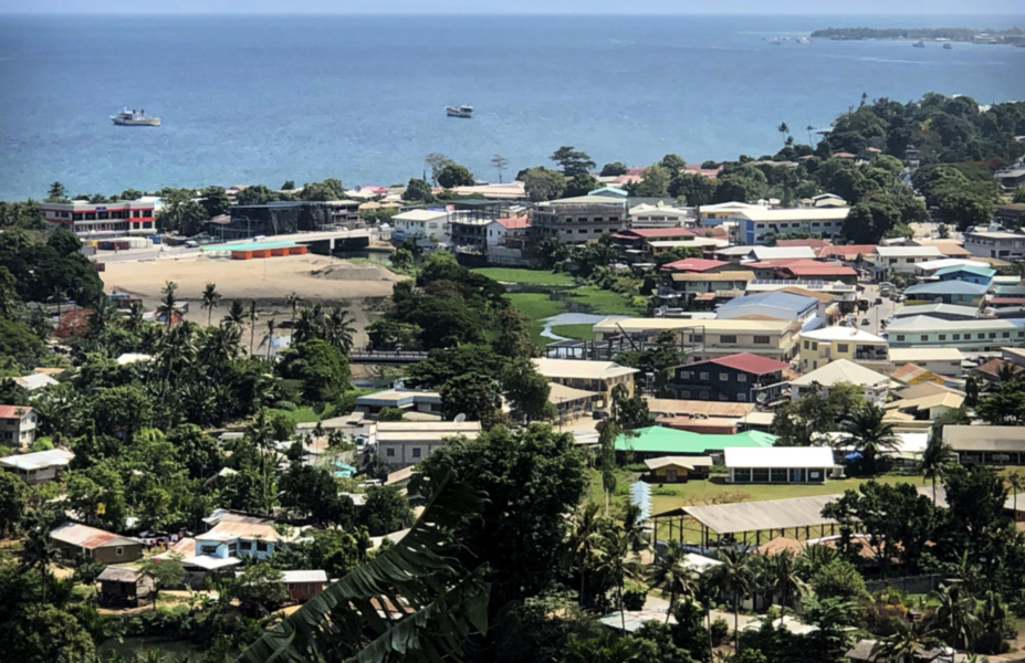 Salomonöarnas huvudstad Honiara 2018.