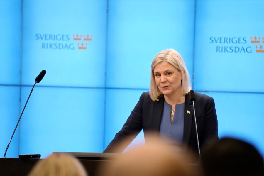 Blir Magdalena Andersson omvald som statsminister kan hon få svårt att leva upp till klimatlagen.