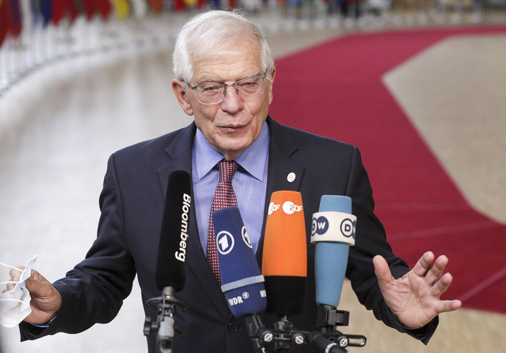 EU:s utrikeschef Josep Borrell vill öka EU:s militära kapacitet.