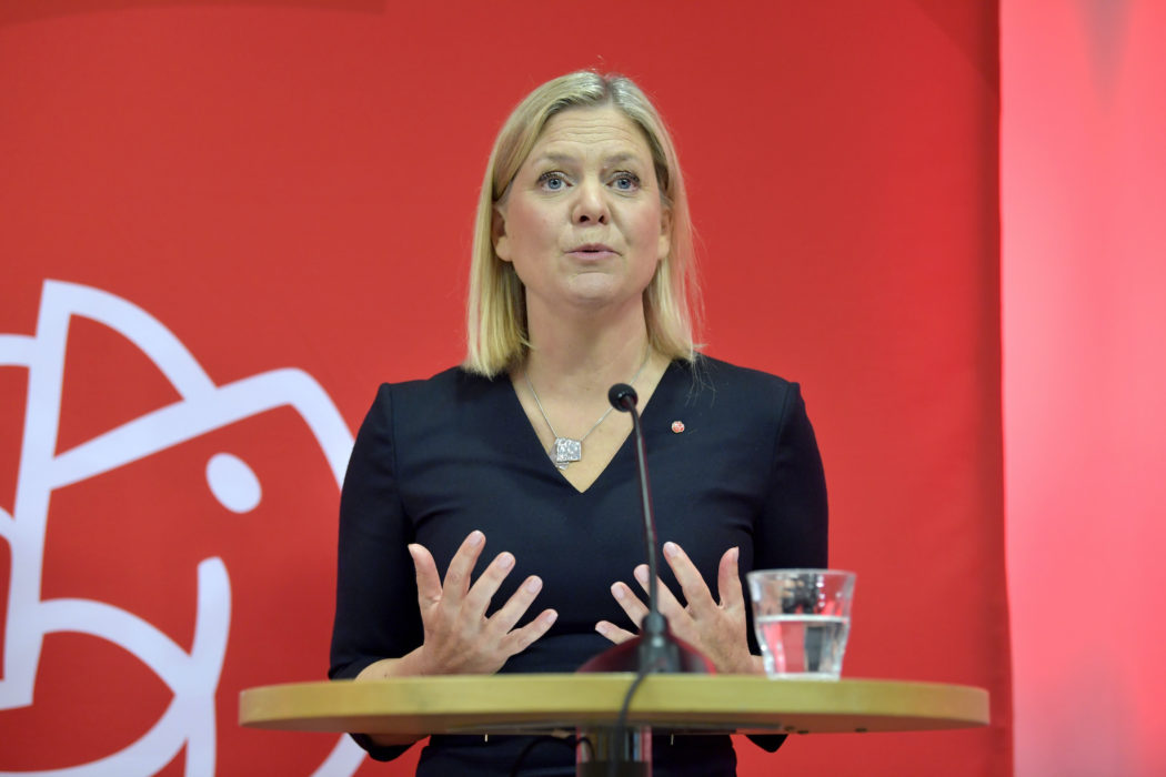 Finansminister Magdalena Andersson (S) väljs i dag till ny partiledare för Socialdemokraterna.