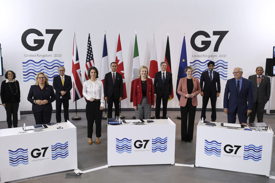 G7-länderna har i helgen samlats i Liverpool, England.